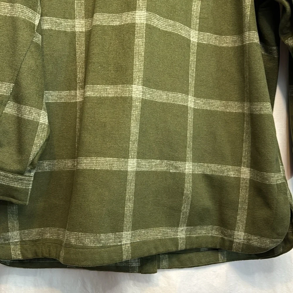 NWT Sonoma Green Plaid Shacket in Size 0X, 1X, 2X, 4X - Picture 12 of 16